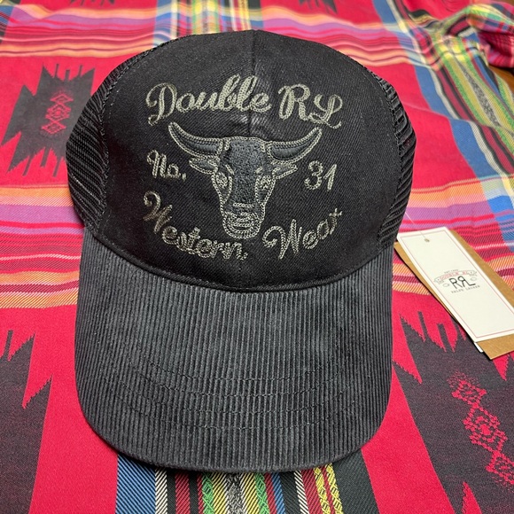 ‼️SOLD‼️ Double RL Western Wear Cap - Picture 2 of 5